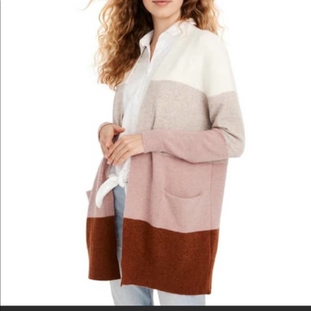 Madewell Colorblock Cardigan